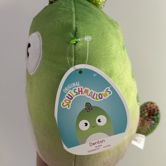 NWT Squishmallow Denton the Iguana 8” Plush - Picture 2 of 3